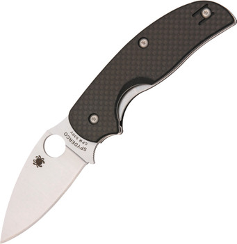 Personalized Spyderco Sage Carbon Fiber Handle Folding Pocket Knife Personalized Spyderco Sage Carbon Fiber Handle Folding Pocket Knife