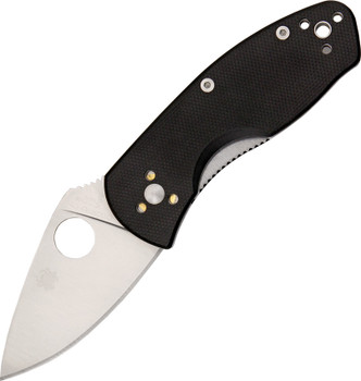 Personalized Spyderco Ambitious Black Folding Pocket Knife Personalized Spyderco Ambitious Black Folding Pocket Knife