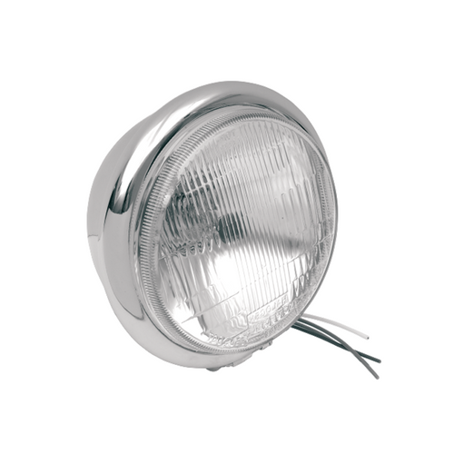5 3/4" H4 Headlight - Silver