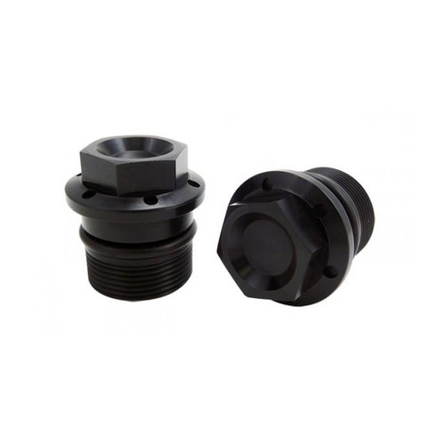 Joker Machine Fork Tube Caps - Black