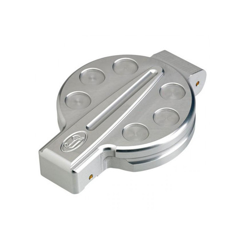 Joker Machine Honda CB Flip Up Billet Gas Cap - Silver