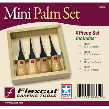 Flexcut FR604 4pc Mini Palm Set Flexcut FR604 4pc Mini Palm Set