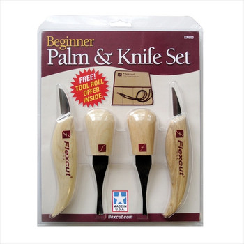 Flexcut KN600 Beginner Palm and Knife Set Flexcut KN600 Beginner Palm and Knife Set