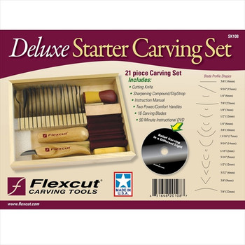 Flexcut SK108 21pc Deluxe Starter Set Flexcut SK108 21pc Deluxe Starter Set