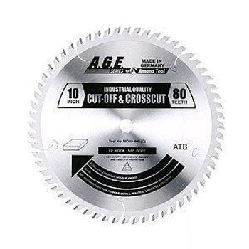 Amana MD10-800C 10" x 80t ATB Crosscut Blade 5/8 Bore Amana MD10-800C 10" x 80t ATB Crosscut Blade 5/8 Bore