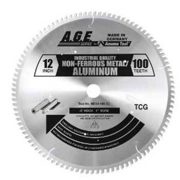 Amana MD12-105C 12" x 100t TCG Non-Ferrous Metal Blade 1" Bore Amana MD12-105C 12" x 100t TCG Non-Ferrous Metal Blade 1" Bore