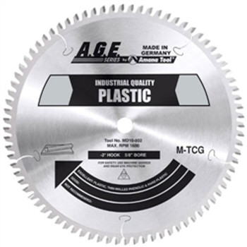 Amana MD8-642 8" x 64t M-TCG Plastic Blade 5/8 Bore Amana MD8-642 8" x 64t M-TCG Plastic Blade 5/8 Bore