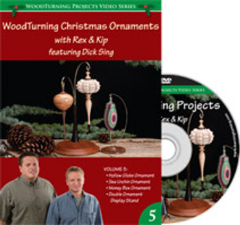 DVD Woodturning Christmas Ornaments With Kip an Rex Volume 5 DVD Woodturning Christmas Ornaments With Kip an Rex Volume 5