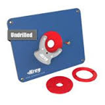 Kreg Precision Router Table Insert Plate w/ Level-Loc Rings (non predrilled) Kreg Precision Router Table Insert Plate w/ Level-Loc Rings (non predrilled)