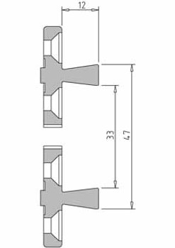Vicmarc V00657 VM100 Standard Jaw dimensions Vicmarc V00657 VM100 Standard Jaw dimensions