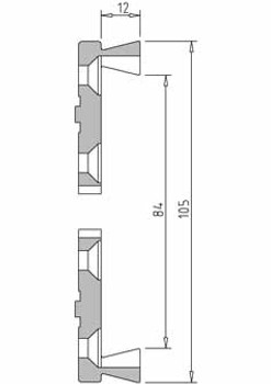Vicmarc V00676 VM120 105mm Dovetail Jaw dimensions Vicmarc V00676 VM120 105mm Dovetail Jaw dimensions