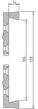 Vicmarc V00677 VM120 128mm Dovetail Jaw dimensions Vicmarc V00677 VM120 128mm Dovetail Jaw dimensions