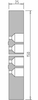 Vicmarc V00690 VM120 150mm Plastic Jaw dimensions Vicmarc V00690 VM120 150mm Plastic Jaw dimensions