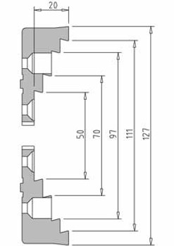 Vicmarc V00696 VM120 Step Jaw dimensions Vicmarc V00696 VM120 Step Jaw dimensions
