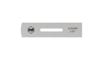 Stuart Batty 1 inch Domed/Straight Conventional Scraper Blade Stuart Batty 1 inch Domed/Straight Conventional Scraper Blade