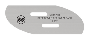 Stuart Batty 1.5 inch Swept Back Left Conventional Scraper Blade Stuart Batty 1.5 inch Swept Back Left Conventional Scraper Blade