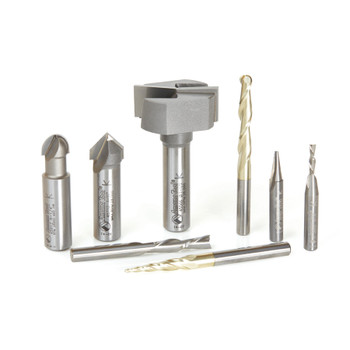 Amana AMS-133 8-Pc Router Bit Set Amana AMS-133 8-Pc Router Bit Set