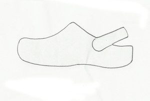 CROC SHOE (SIDE VIEW)