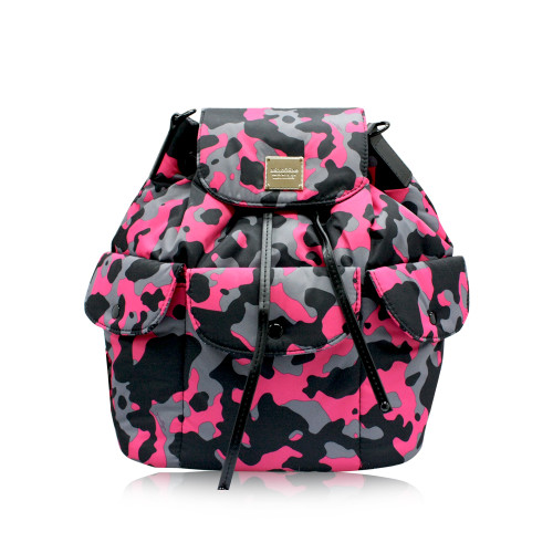 2 way Drawstring Hobo Bag - CAMO CHIC