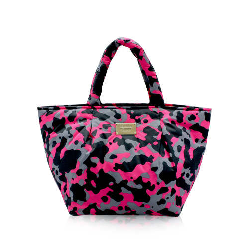 Pleate Tote - CAMO CHIC