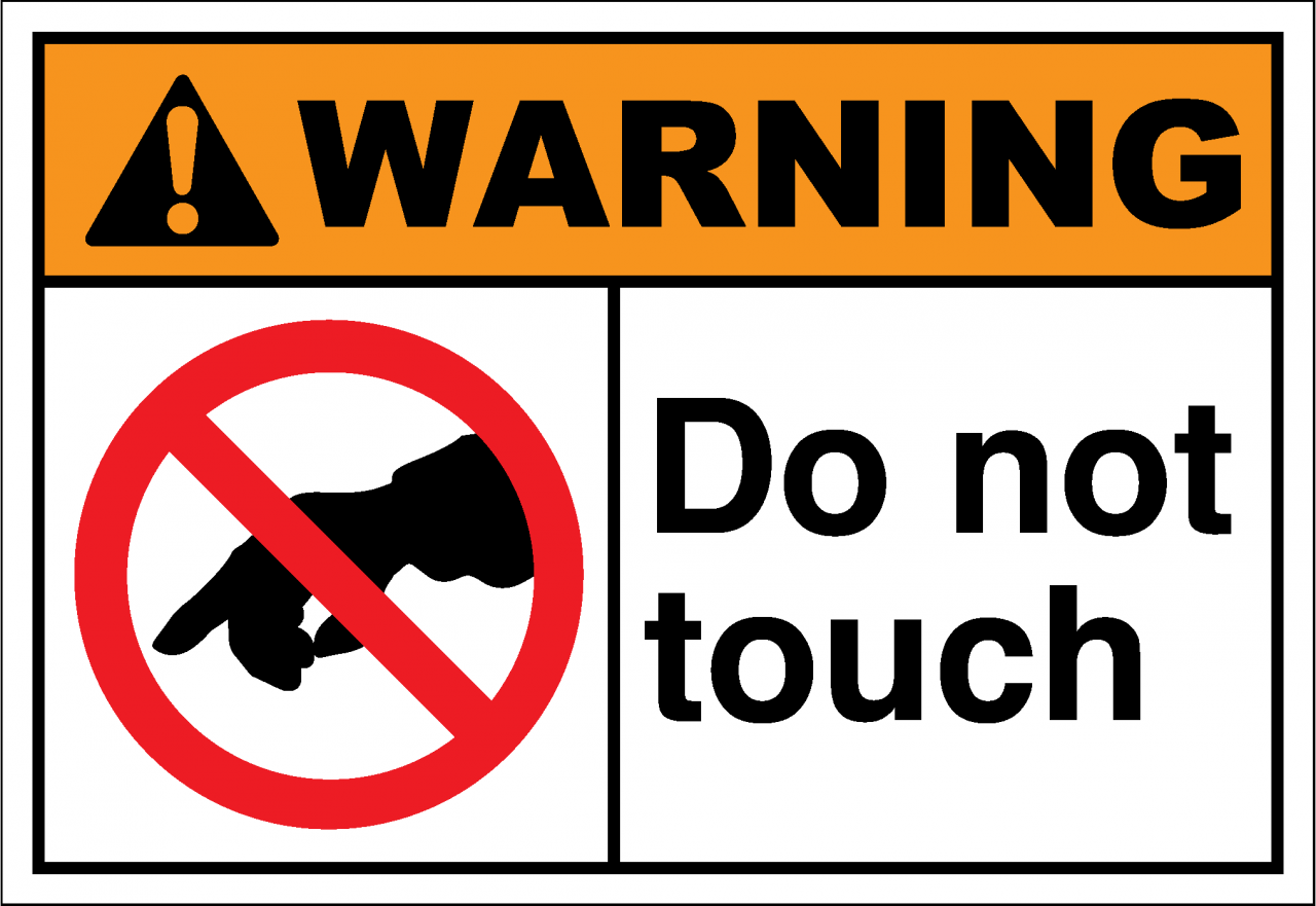 warnH032 do not touch