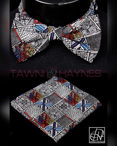 GEOMETRIC MOTIF STRETCH COTTON