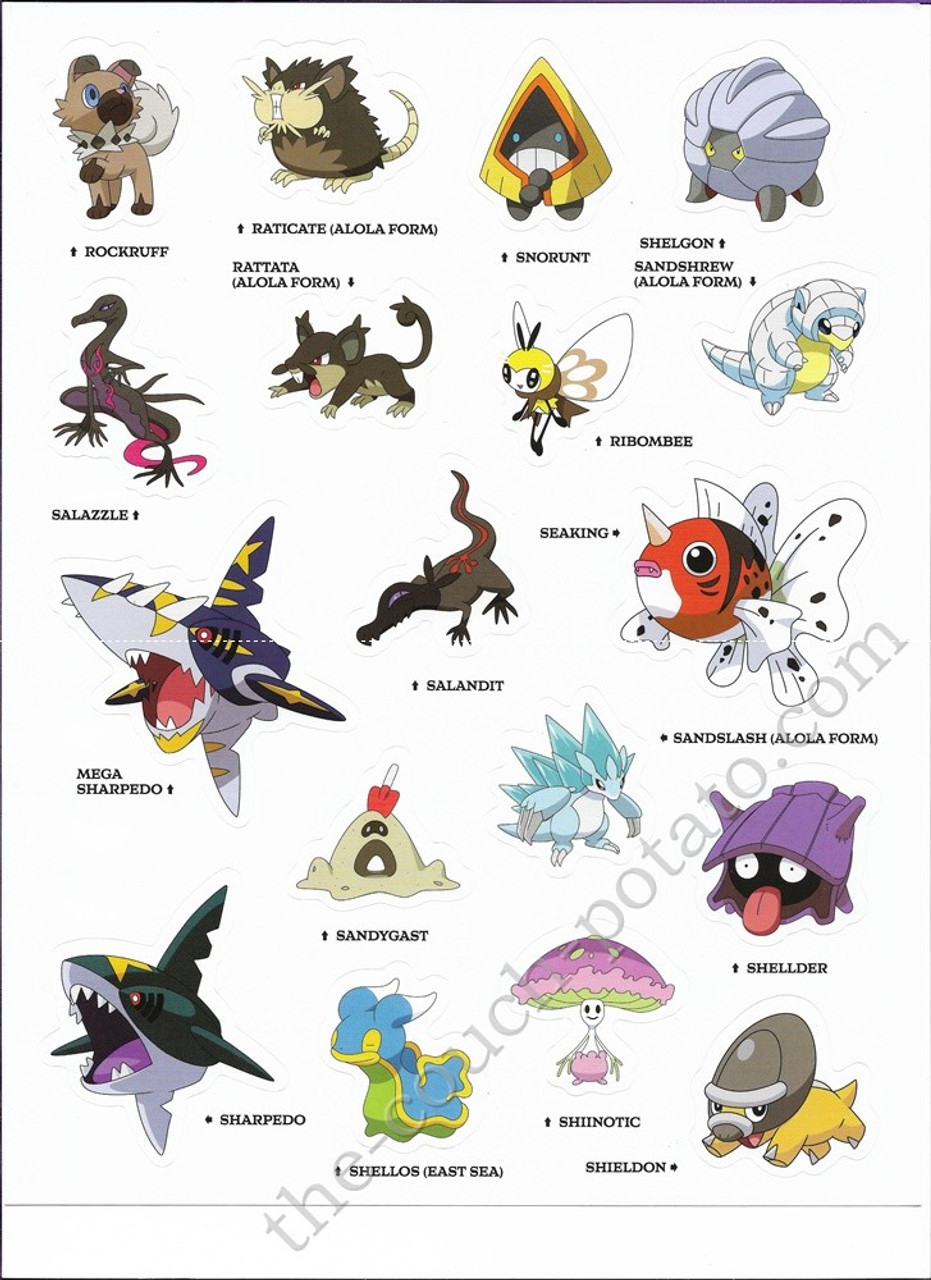 pokemon alola stickers raticate alola sticker rattata alola sticker raticate alola form