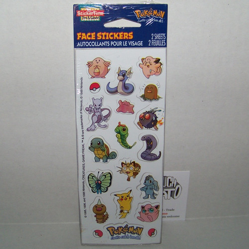 Pokemon Sticker Sheets