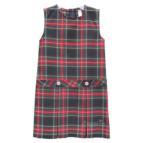 Box Pleated Low Waisted Jumper | Plaid T | Color #63