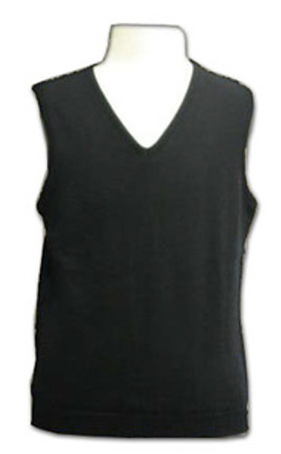 LJ Imports Kids Girls Sleeveless Cotton Sweater Vest Black