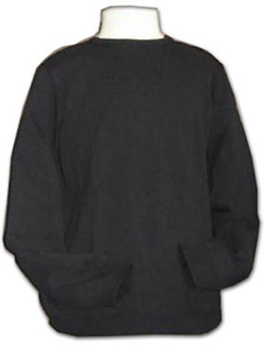 Sweater Crewneck Pullover | Long Sleeves | Black |100% Acrylic