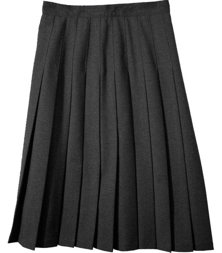 Juniors School Uniform Pleated Skirt Black Poly Deluxe