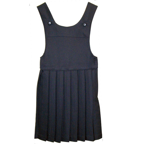 Bib Top Pleated Jumper Navy