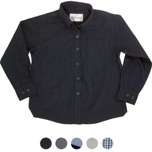 Girls Blouse Broadcloth Poly Cotton Blend