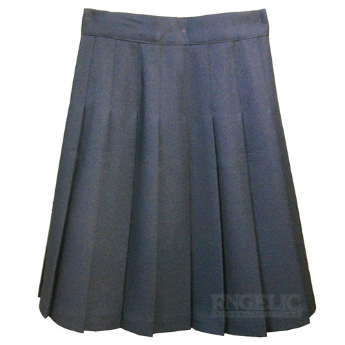 GIRLS SCHOOL UNIFORM PLEATED SKIRT - (2" PLEATS)
