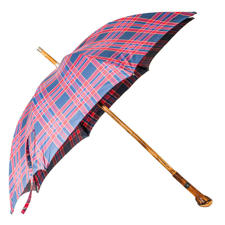 Francesco Maglia Wood Tartan Red Umbrella