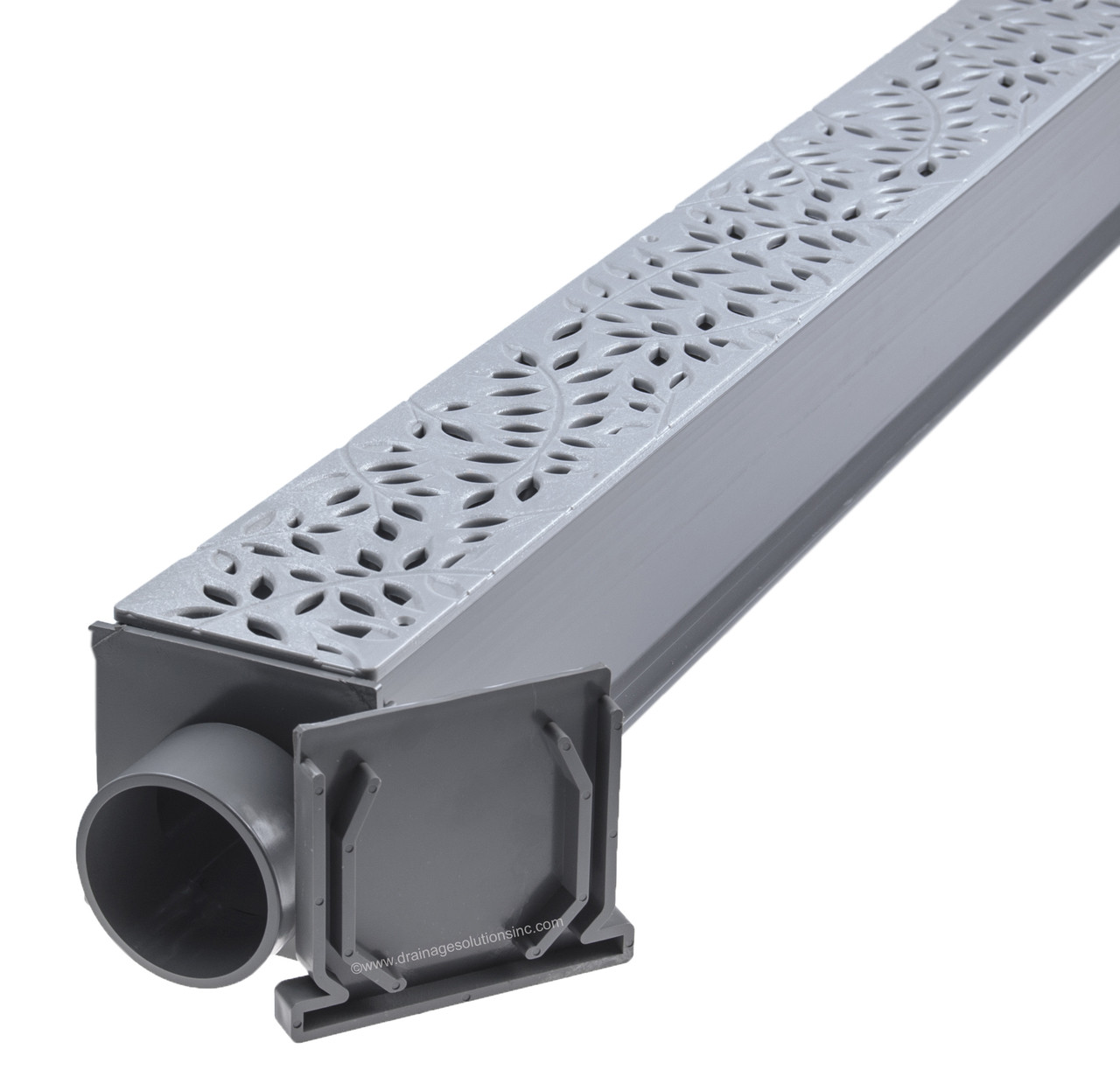 NDS Mini Channel Drain Kit (Gray Botanical) The Drainage Products Store