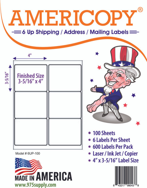 label 6 per page