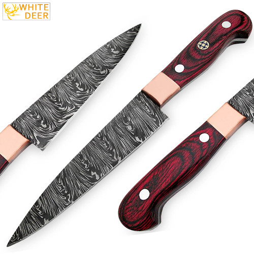 White Deer Pakkawood Paring Knife Pro Chef Cutlery White Deer Pakkawood Paring Knife Pro Chef Cutlery