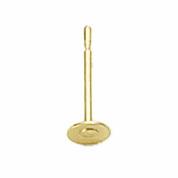 14/20 Yellow Gold-Filled 2.5mm Post Earring with Pad | Sold by Pair | 633082 |Bulk Prc Avlb| 14/20 Yellow Gold-Filled 2.5mm Post Earring with Pad | Sold by Pair | 633082 |Bulk Prc Avlb|