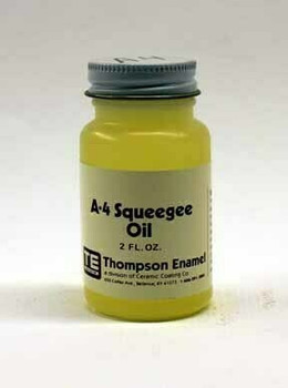 A-4 Overglaze Painting Squeegee Oil, 2 oz | TA04 A-4 Overglaze Painting Squeegee Oil, 2 oz | TA04