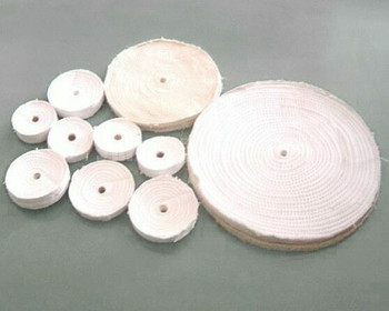 White Cotton Cloth Buffing Razor Wheel 150mm(6") | WB006 White Cotton Cloth Buffing Razor Wheel 150mm(6") | WB006