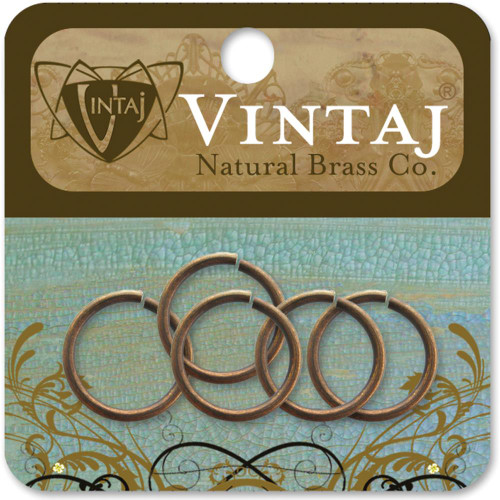 Vintaj Metal Jump Rings 5/Pkg