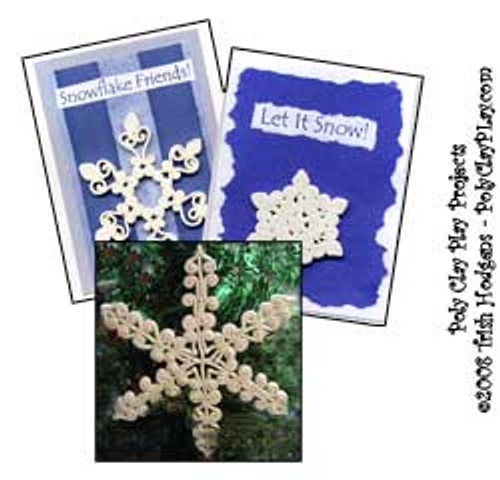 Quilled Clay Snowflakes and Cards Tutorials