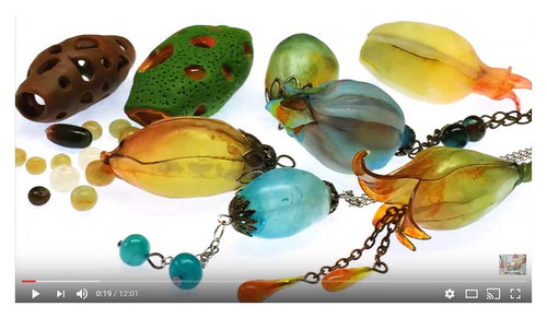 Translucent Fimo and Pardo Beads
