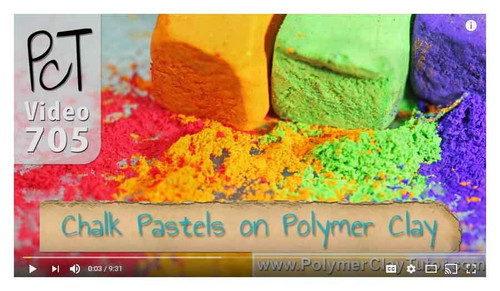 Chalk Pastels on Polymer Clay Video