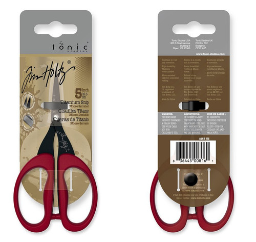 Kushgrip Non-Stick Mirco Serrated Mini Scissors 5"