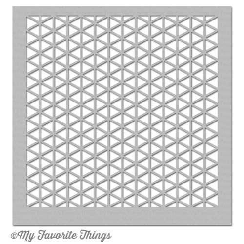 MIX-ables Stencil 6"X6" - Geometric Grid