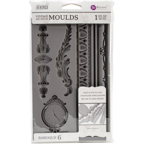 Iron Orchid Designs Vintage Art Decor Mould Baroque #6