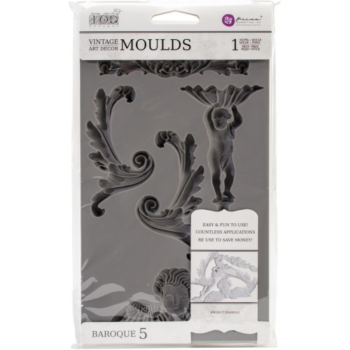 Iron Orchid Designs Vintage Art Decor Mould Baroque #5